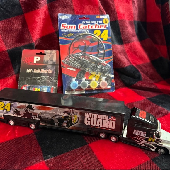 Vintage NASCAR Jeff Gordon #24 Lot Semi Truck, New Race Car, Dream Catcher - Picture 1 of 16